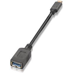 Cable AISENS USB(A)H A USB-C M 3.1 Negro