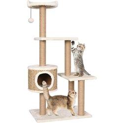 Árbol para Gatos con Poste Rasguño 123 cm en Junco