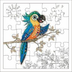 Tarjeta puzzle loro KIUB Kook