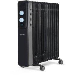 Radiador de aceite negro 2500w | universalblue