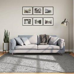 Shaggy PAMPLONA Alfombra larga Shaggy Modern Grey 200x200 cm