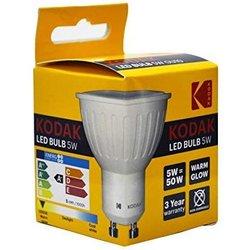 BOMBILLA KODAK LED DICROICA GU10 - 400LM - CALIDO 3000K - 5W=50W - NO REGULABLE