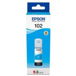 Tinta EPSON 102 EcoTank Azul