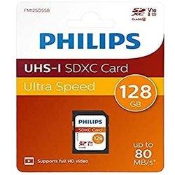 Philips SD C10 - Tarjeta de Memoria SDXC de 128 GB