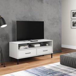 Mueble De Tv VIDAXL Blanco Madera (106x40x46.5 )