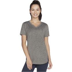 Camiseta SKECHERS Mujer (Algodón - Negro - S)