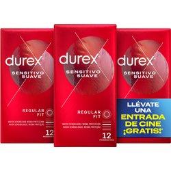 Durex - Condones para hombre Durex. Pack de 36 Preservativos para sexo seguro. Natural, Sensitivo Suave, Invisible, Contacto Total, Real Feel, Mutual Climax, Placer Prolongado, Dame Placer, Saboreame, Intense, Natural XL y Invisible Extra Lubricado