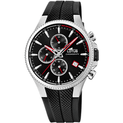 Reloj LOTUS Hombre (Goma - Negro)