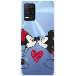 Funda para Realme 8 5G Oficial de Disney Mickey y Minnie Beso - Clásicos Disney