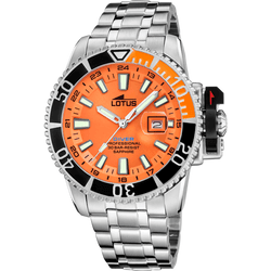 Reloj Hombre Lotus 18938/2 Naranja Plateado