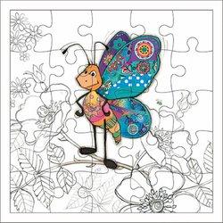 Tarjeta puzzle mariposa KIUB Kook