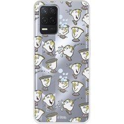 Funda para Realme Narzo 30 5G Oficial de Disney Chip Potts Siluetas - La Bella y la Bestia