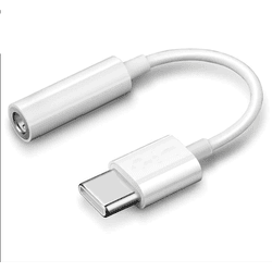 Cable Adaptador PHONECARE 4249 (USB Tipo C - Jack 3,5mm - Blanco)