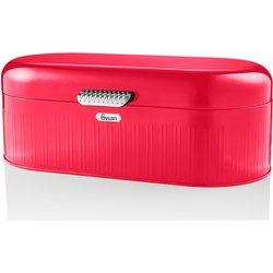 Caja de Pan SWAN (44 x 22,5 x 19 cm - Metal - Rojo)