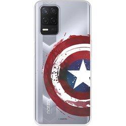 Funda para Realme Narzo 30 5G Oficial de Marvel Capitán América Escudo Transparente - Marvel