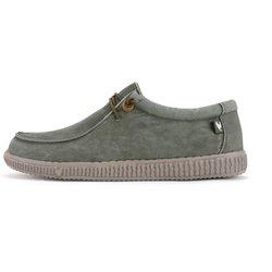 WALK IN PITAS Zapato wallabee lona desgastada