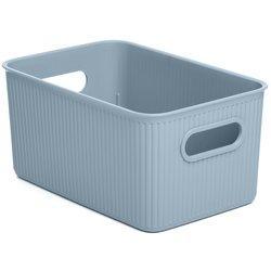 TATAY Caja Organizadora Rectangular Baobab 5L Plástico Pp05. Azul niebla