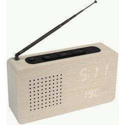 Fisura – Radio despertador reloj . Radio portátil de sobremesa. Reloj despertador digital con radio 17,7 x 4,5 x 9 centímetros. Variedad de modelos.