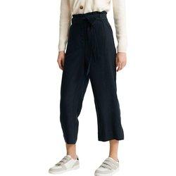 Pantalones Superdry Eden Linen Marino Para Mujer