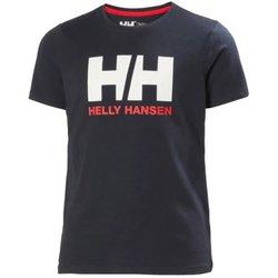 Camiseta Jr Logo Navy Helly Hansen