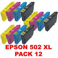 5 TINTAS compatibles para Epson 502XL 502 XP-5100 XP-5105 XP-5115 WF-2800 WF-2860 WF-2865