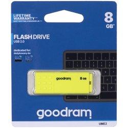 GoodRAM 8GB UME2 Amarillo USB 2,0-al por menos blister