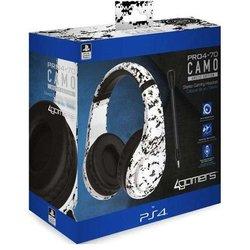 Auriculares Gaming 4GAMERS Pro 4-70 (PS4 - Micrófono - Blanco)