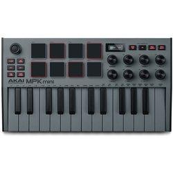 Controlador Akai MPK Mini MK3 Grey MIDI