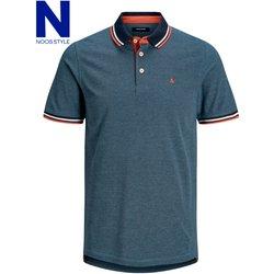 Jjepaulos Polo Ss Noos Azul Acero