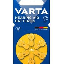 VARTA Audífonos Baterías Tipo 10 - 1x6 - 24610101416