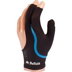 Guante de billar Buffalo Reversible negro/azul M