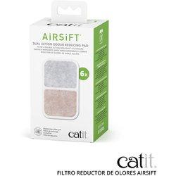 AiRSiFT Filtro de Repuesto para areneros cerrados Catit, 6 uds