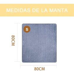 Manta de lana para perros, manta de lana suave, manta lavable para gatos, manta para perros, cubierta esponjosa para exteriores para mascotas, perros, gatos, cachorros, alfombrilla cálida suave, 120x100cm, 100x80cm, 80x80cm. Gris