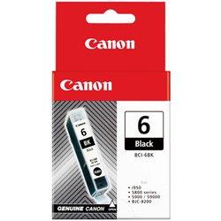 Cartucho de Tinta Original Canon BCI-6BK Negro