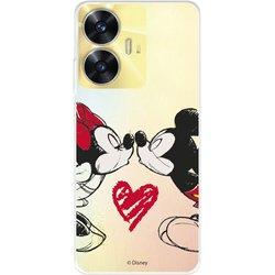 Funda para Realme C55 Oficial de Disney Mickey y Minnie Beso - Clásicos Disney