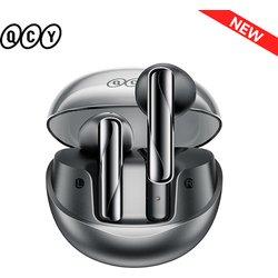 QCY AilyBuds Clear Wireless Earphones Bluetooth 5.3 TWS Earbuds Semi in-Ear Gaming Headset 4 Mics ENC Touch Control Headphones