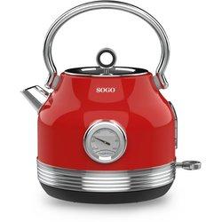 HERVIDOR RETRO SOGO KET-SS-7760 2200W 1,8L ROJO