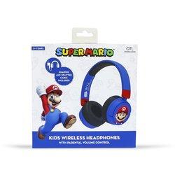 Auriculares Wireless Super Mario OTL Bluetooth Azul