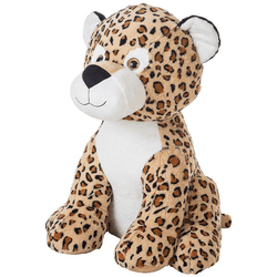 Peluche Jon Leopardo Marrón 80 cm