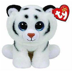 Peluche TY Tigre Tundra 15 Cm Blanco y Negro