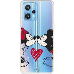 Funda para Realme 9 Pro+ Oficial de Disney Mickey y Minnie Beso - Clásicos Disney