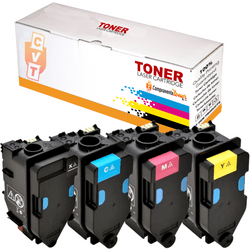 Pack x4 Toner Compatibles Konica Minolta Bizhub C3320i - TNP80K TNP80C TNP80M TNP80Y