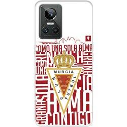 Funda para Realme GT Neo 3 del Real Murcia Escudo Fondo Blanco - Licencia Oficial Real Murcia