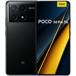 POCO X6 Pro 5G 12/512GB Negro Libre, Pantalla AMOLED de 6.67” 120Hz 1.5K, MediaTek Dimensity 8300-Ultra, Triple cámara de hasta 64MP, 5000mAh, Negro