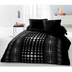 Funda Nórdica Home Linge 220x240cm Y 2x63x63cm Negro