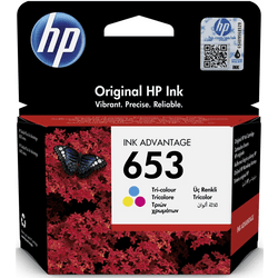 Hp Ink Cartucho De Tinta 653 Multicolor