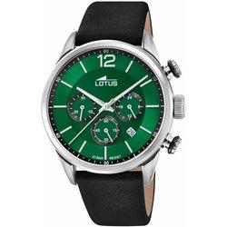 Reloj Hombre Lotus 18689/4 Verde Plateado