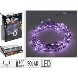 Guirnalda de Luces LED Lifetime Violeta 7 m 2 m Solar