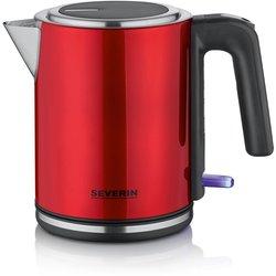 SEVERIN - Hervidor de agua de 1 litro WK 3427 – 2400 W Rojo