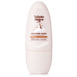 Tulipán Negro Deo Roll On Coco Pure White 50 Ml